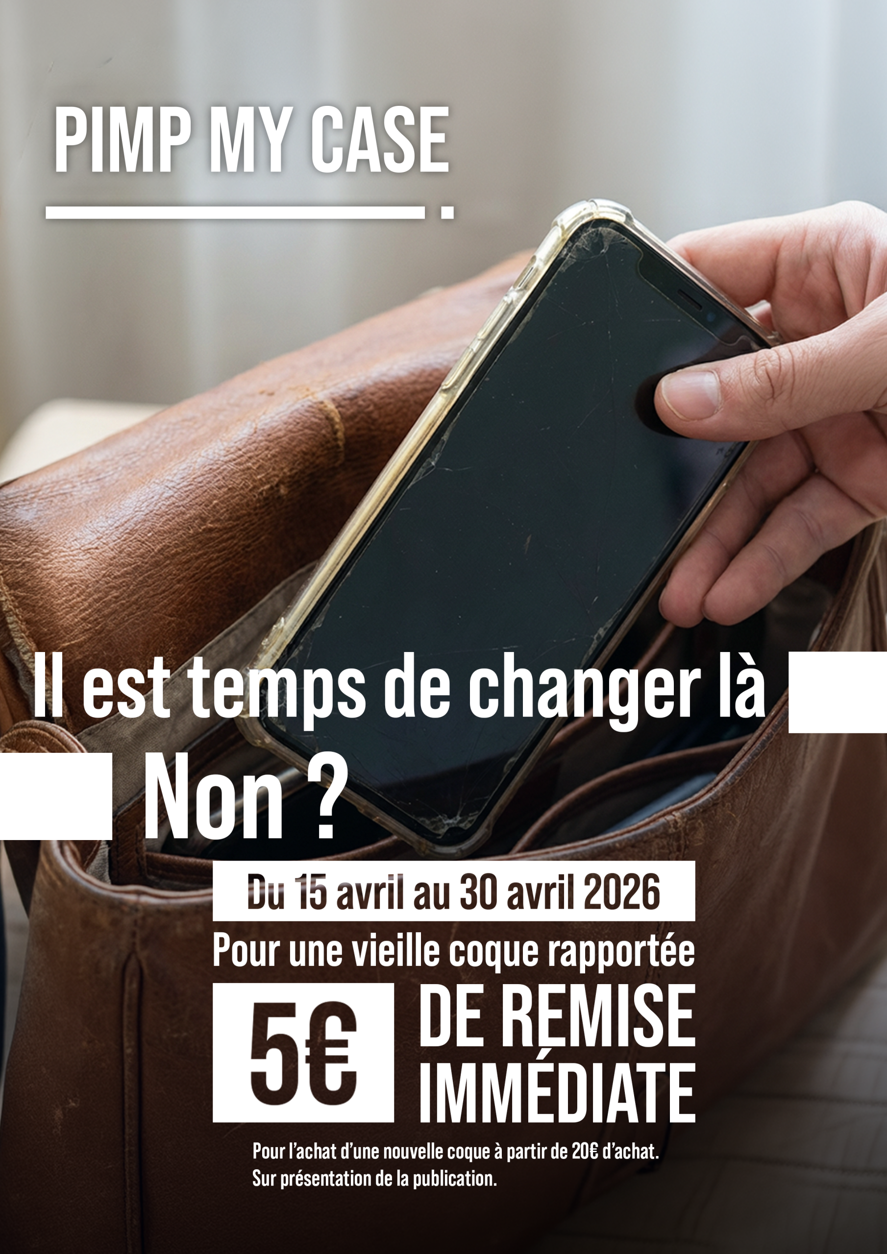 Visuel – Changement de coque Pimp My Case
